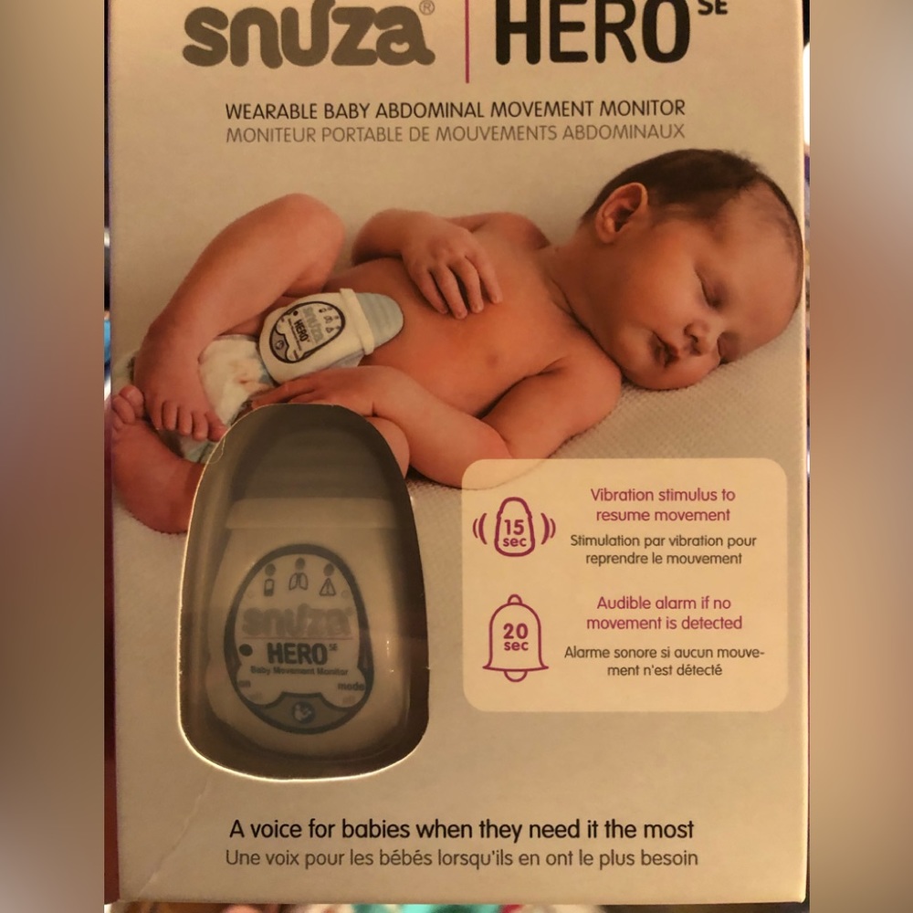 Snuza hero wearable baby movement monitor